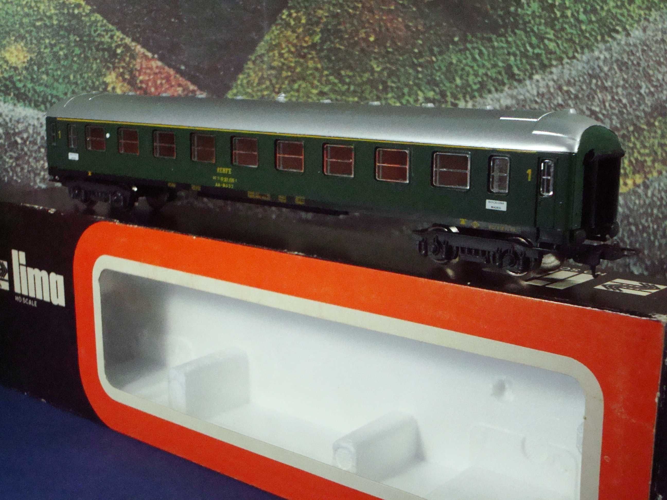Lima H0 9124 - Carruagem 1ª Classe, "Renfe" Espanha, Usado, Orig. Box