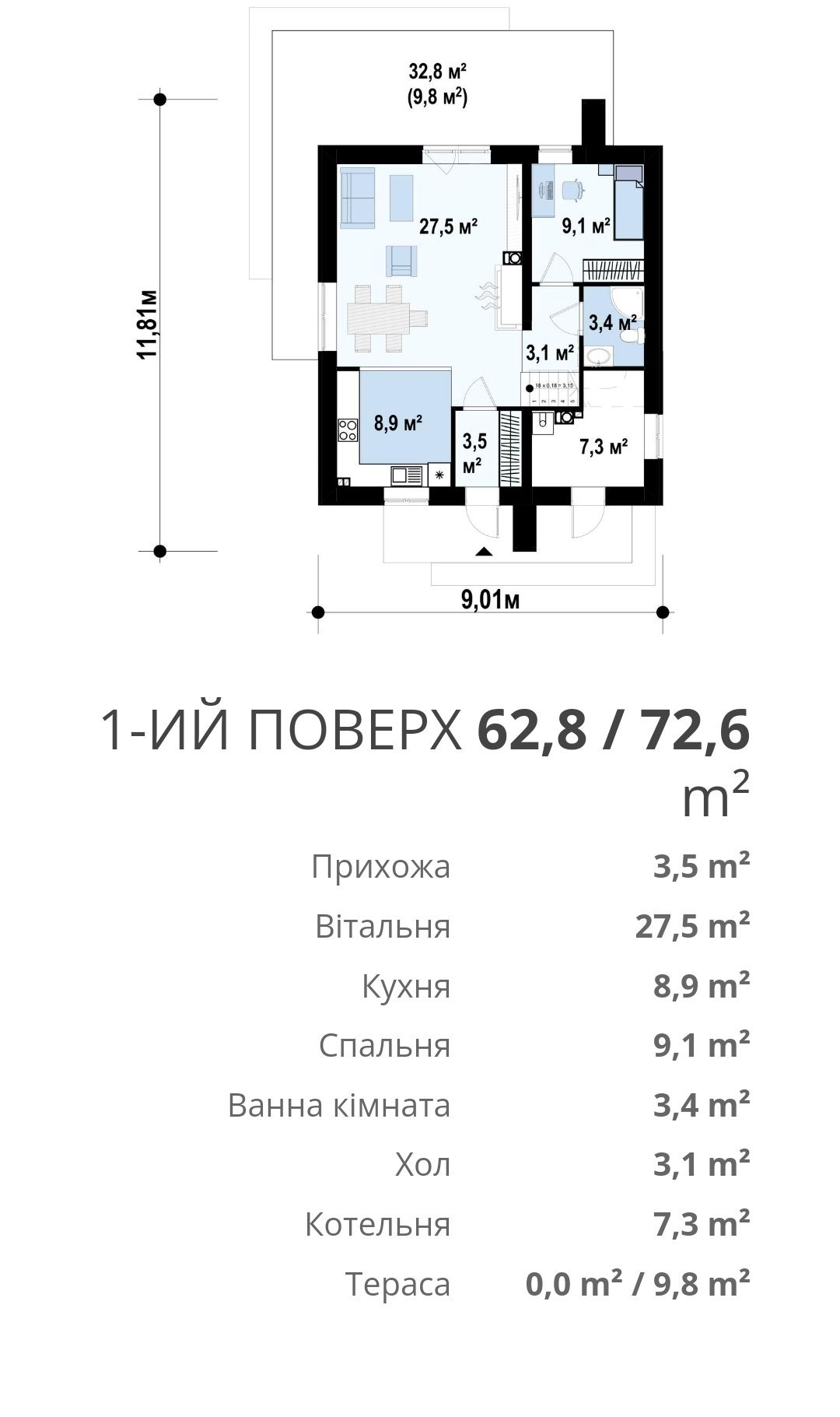 Крюковщина. Продам Коттедж 136м²