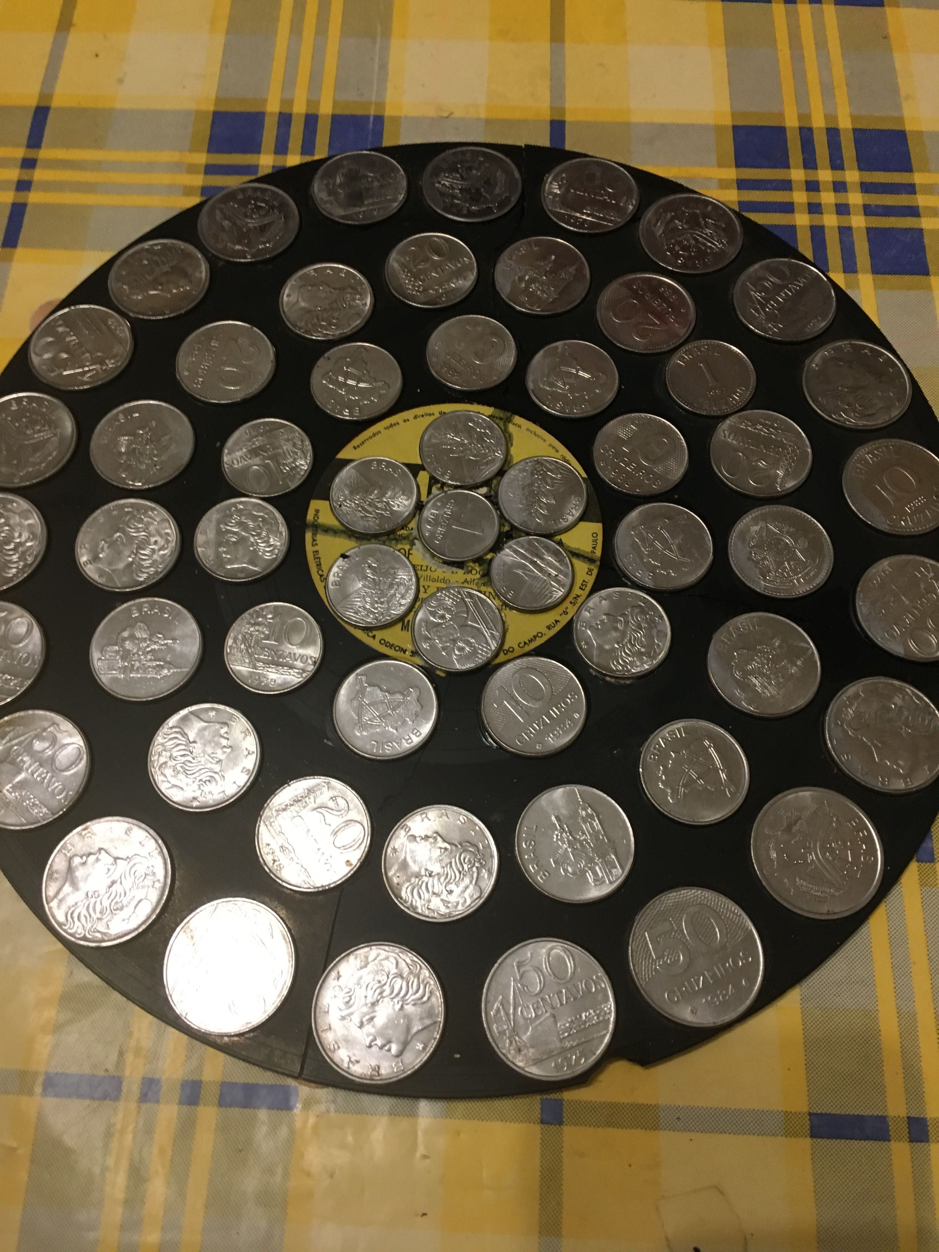 Moedas brasileiras anos 70 e 80