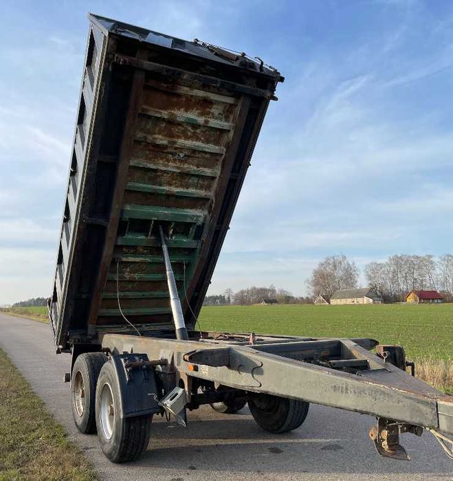 Przyczepa wywrotka tandem 18T MEILLER MZDA 18/2, 3 stronny kiper
