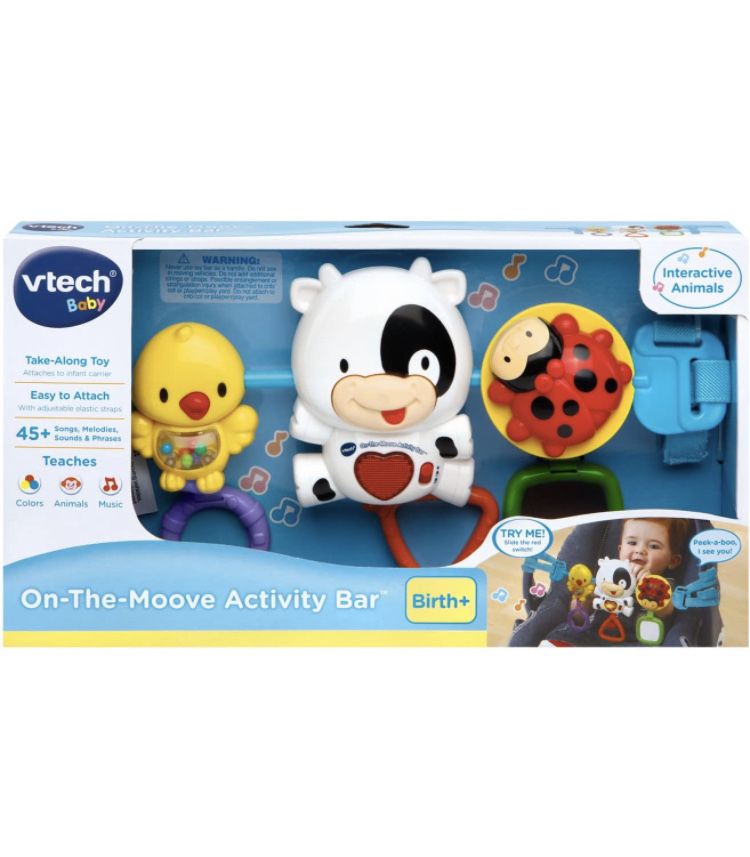 Игрушка на авто кресло или коляску VTech baby on moove activity bar