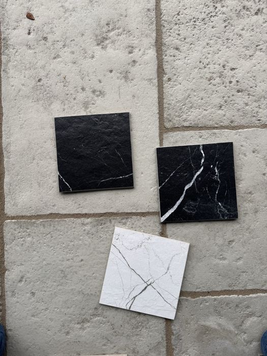 Płytki ceramiczna 20*20 gresowa czarne i białe