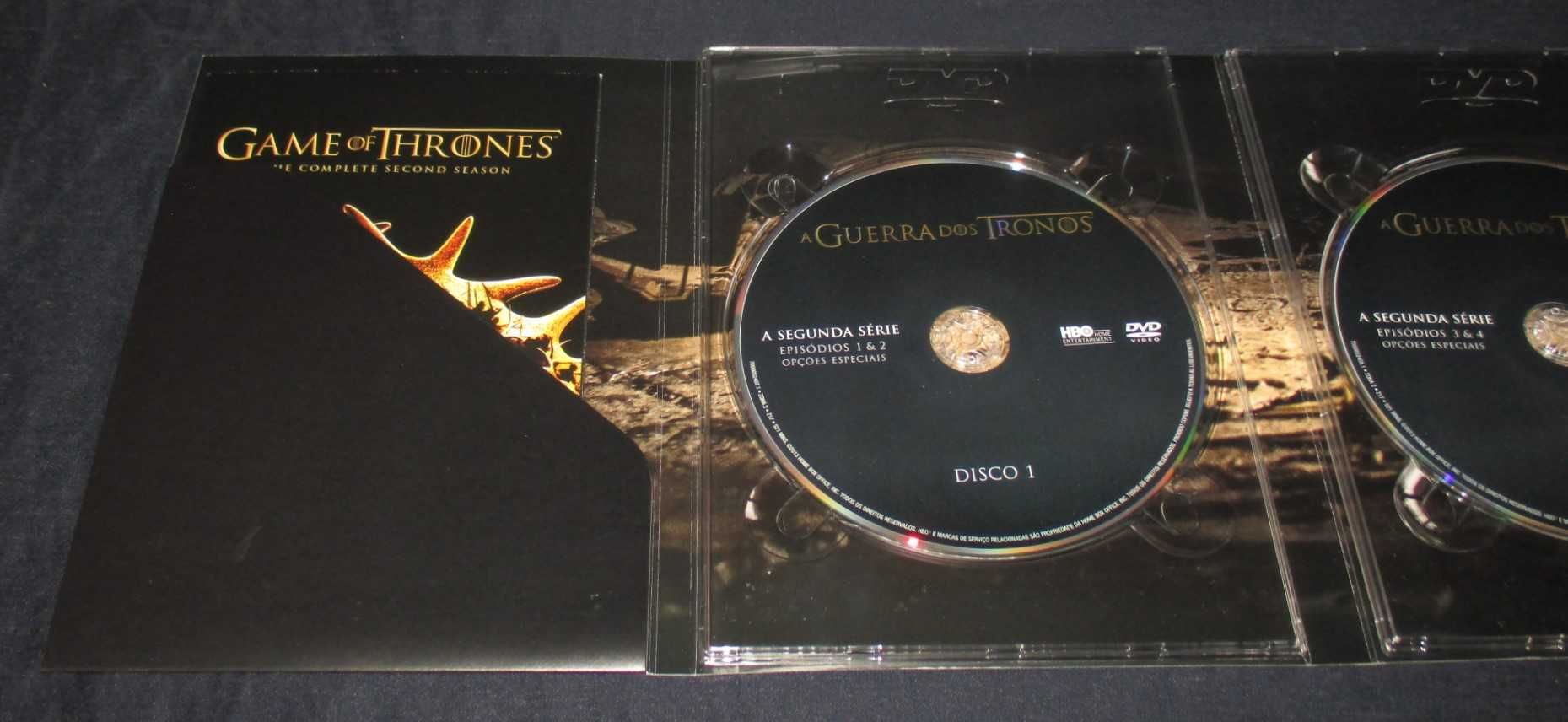 DVD A Guerra dos Tronos Game of Thrones 1ª e 2ª Temporadas