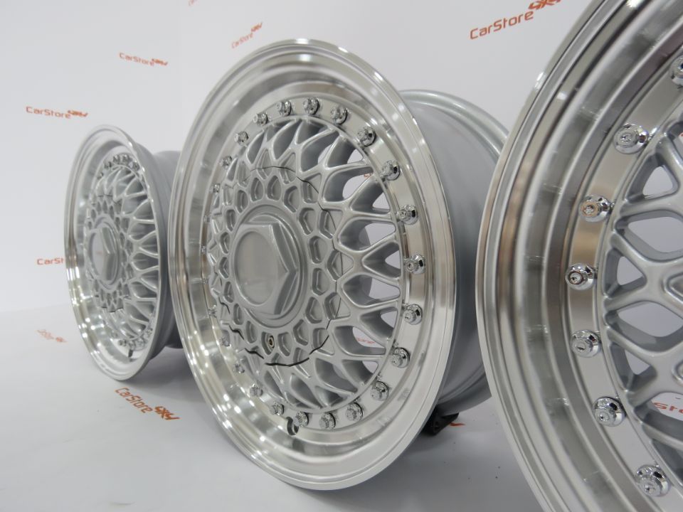 Jantes Look BBS RS13X6  ET25  4X100/108 Silver