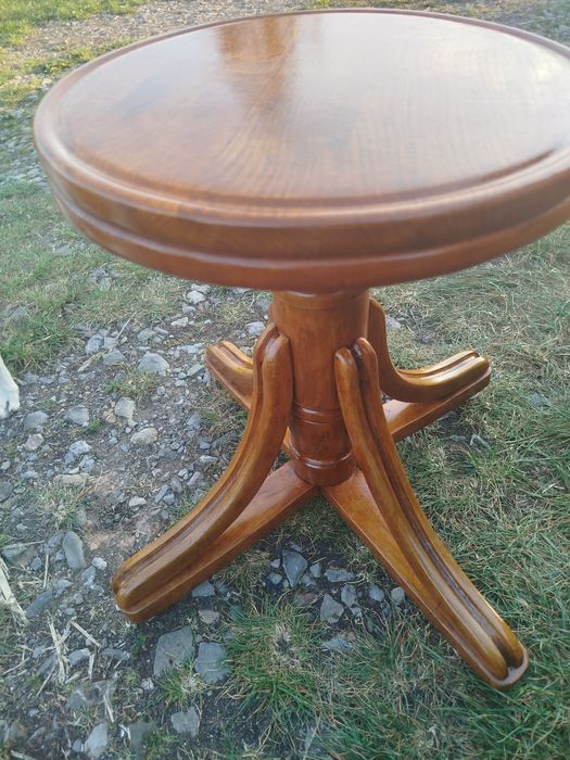 Rarytas Piękny Taboret stołek regulowany Loft  Vintage Antyk