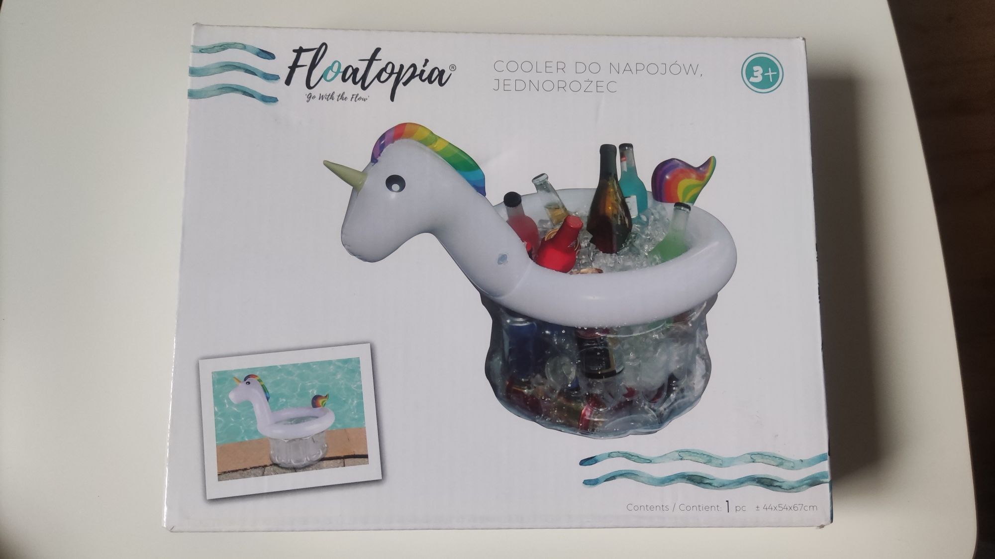 Floatopia Cooper do napojów - jednorożec