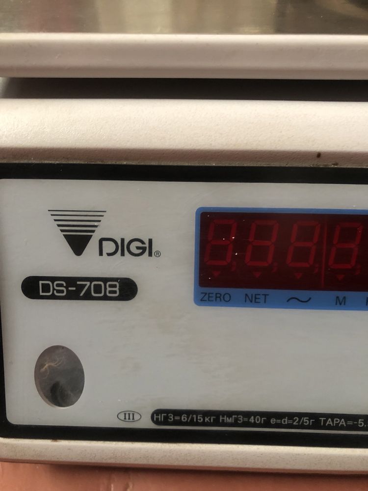 Весы фасовочные DIGI DS-708 BM 15 кг