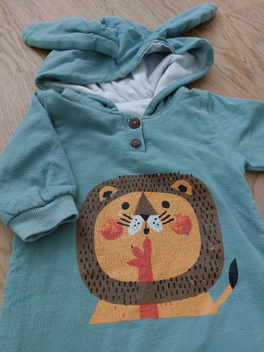 Zestaw ubranek dla chłopca 62/68 kombinezon sweter Newbie Zara H&M