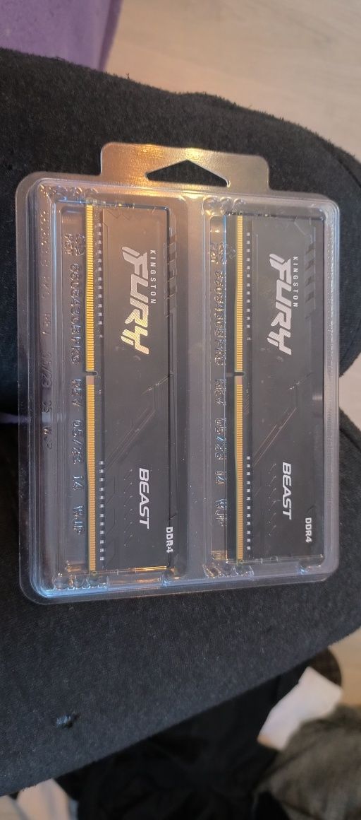 Оперативна пам'ять kingston fury ddr4 3600 16g