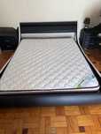 Cama casal com led