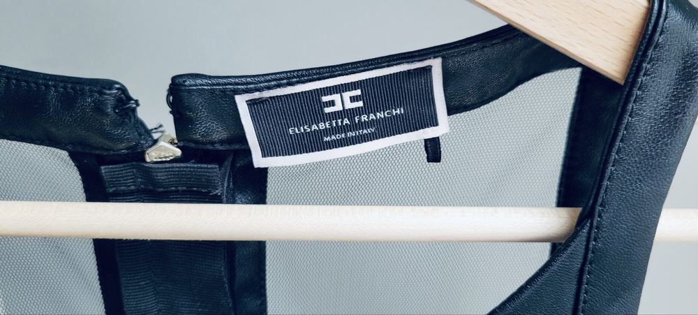 Czarna sukienka Elisabetta Franchi