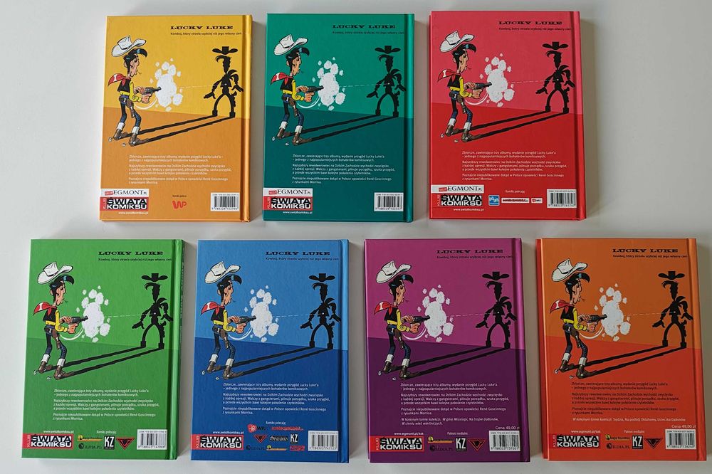 Komplet Lucky Luke komiks wydania zbiorcze (integral)