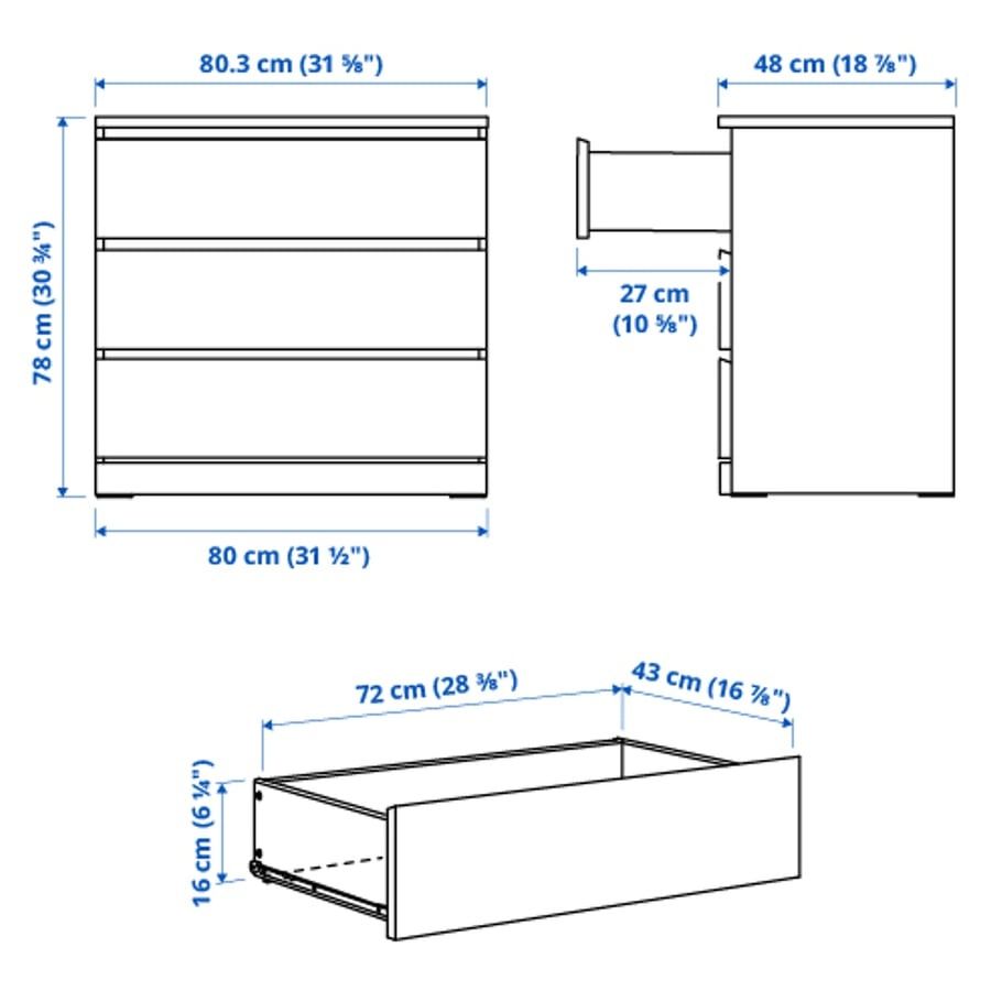 Sprzedam komodę Malm Ikea