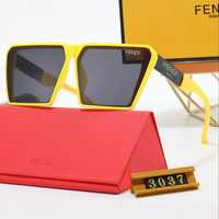 Meskie okulary Fendi zolte