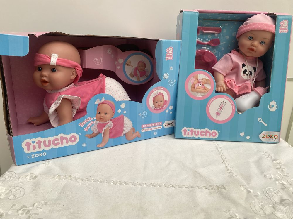 Boneca Bebe Titucho gatinha