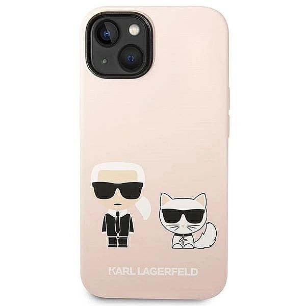 Etui Karl Lagerfeld Silicone Karl&Choupette MagSafe na iPhone 14 - jas