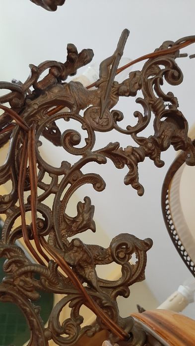 Retro lampa zyrandol vintage antyk