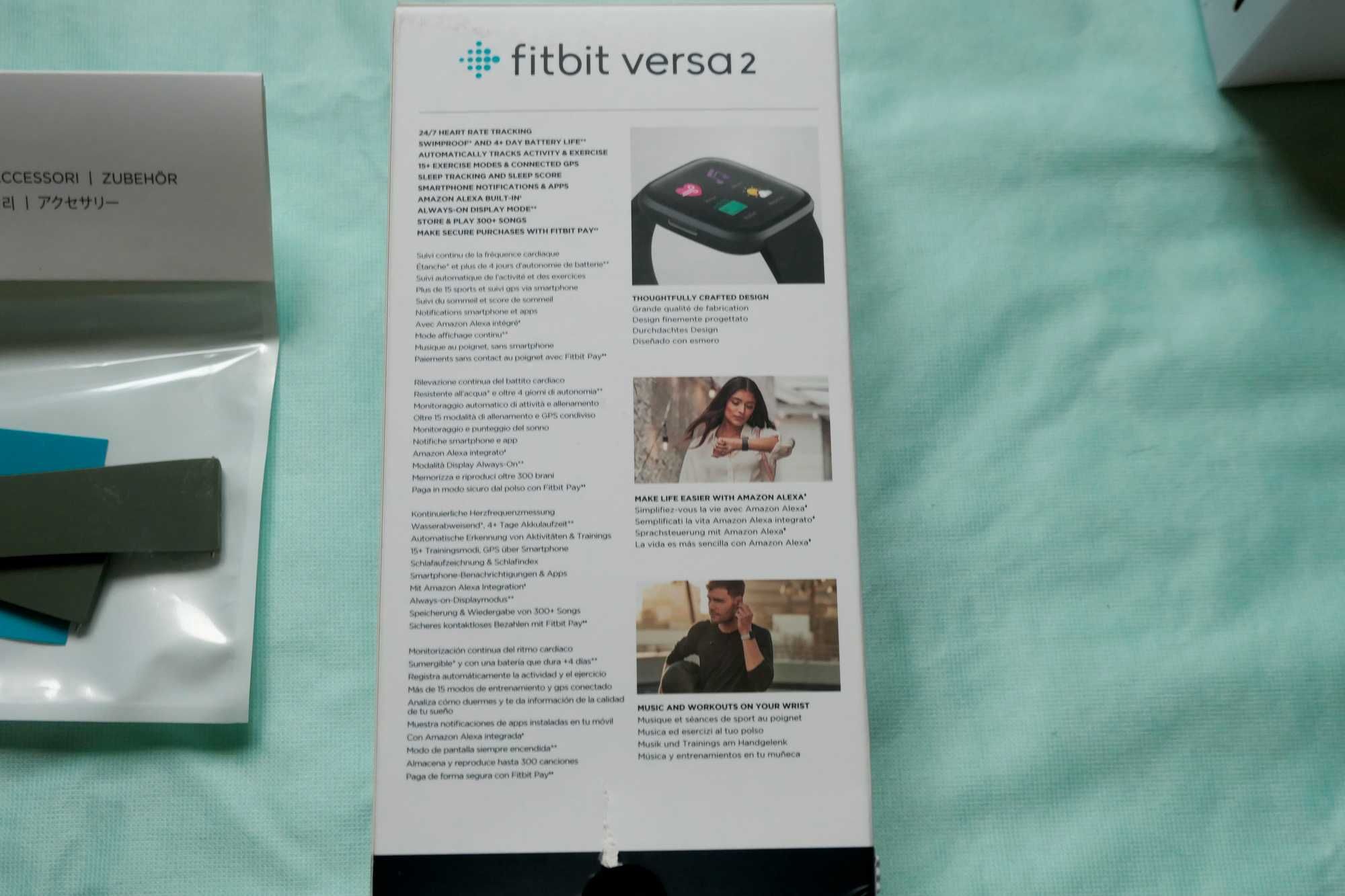 Смарт-часы Fitbit Versa 2 Black - НА РЕМОНТ! Оригинал