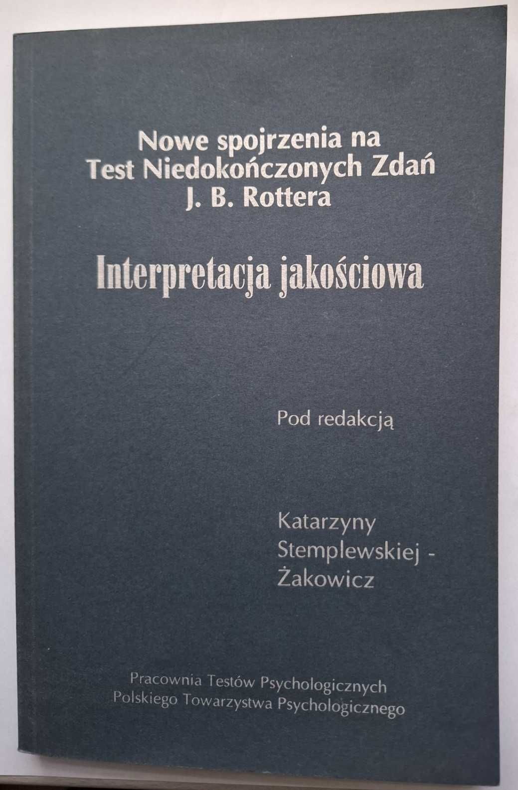 K. Stemplewska-Żakowicz - Nowe spojrzenie na Test Niedokończonych Zdań