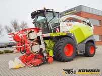 Claas Jaguar 860 4WD + Kemper 360 Plus  Sieczkarnia polowa, samojezdna, napęd, przystawka do kukurydzy