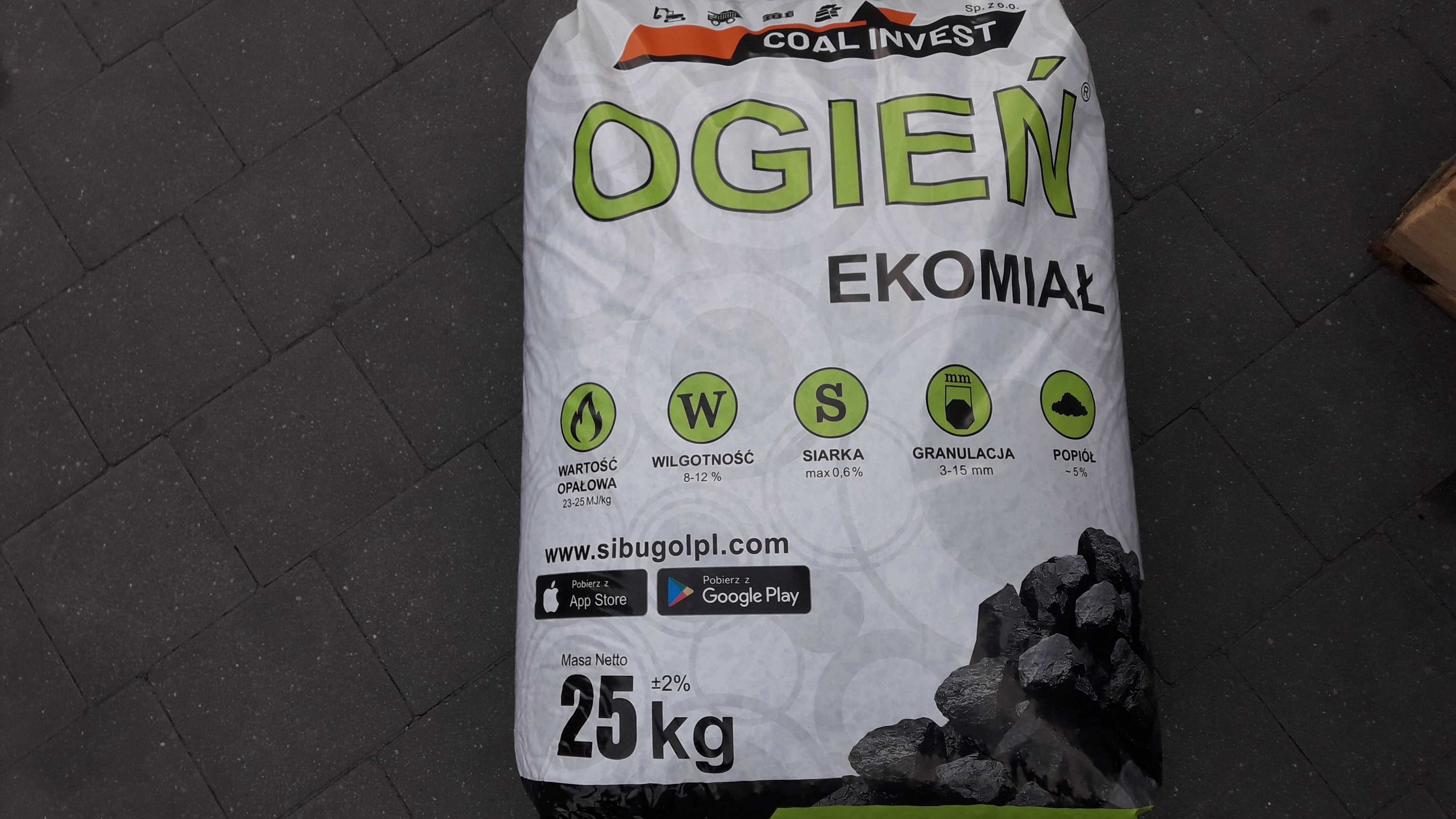 Eko miał workowany - drobny czysty groszek - skład opału dostawa HDS
