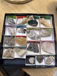 Conjunto de 17 minerais