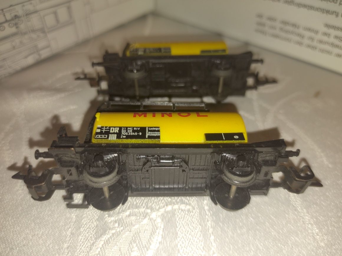 Wagon BTTB cysterna. Kolejka TT 1:120. 2 szt.