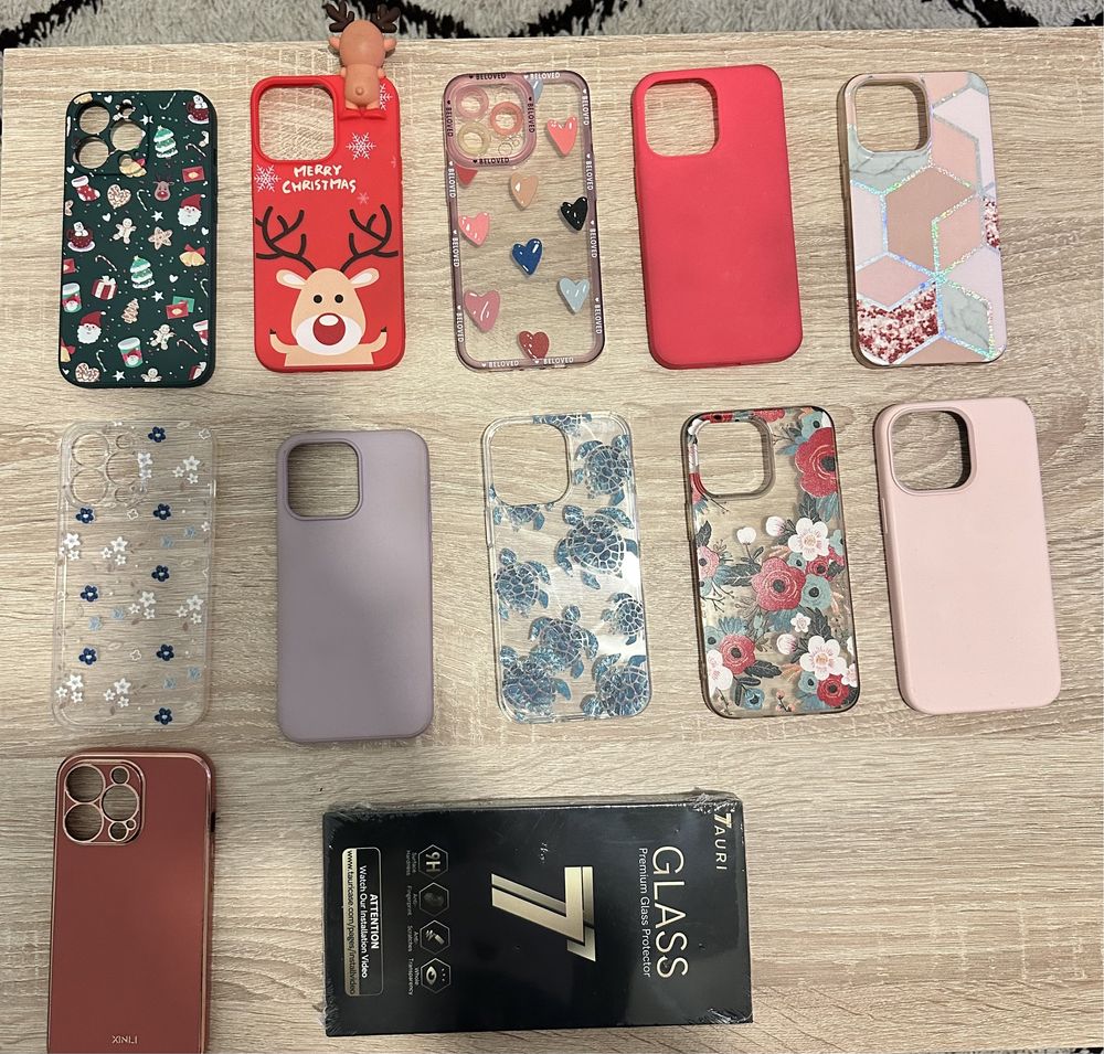 Capas IPhone 13 Pro + vidro temperado