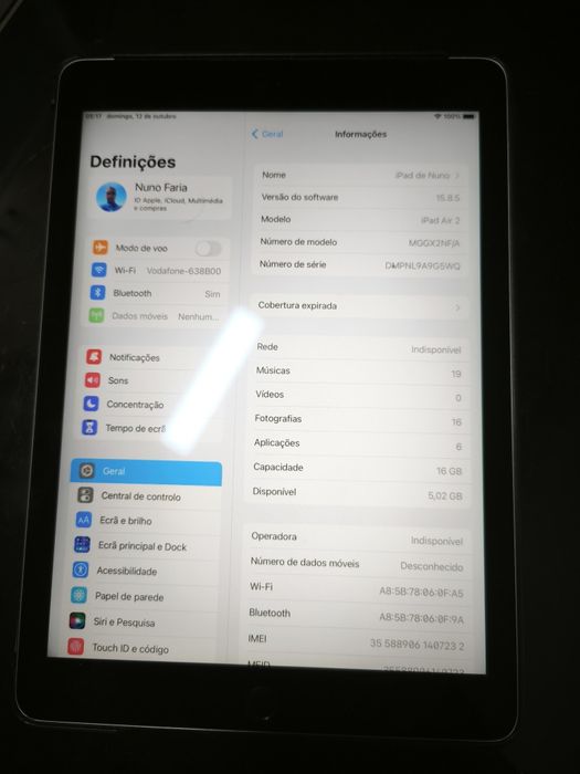 iPad Air 2 - 16Gb - Silver