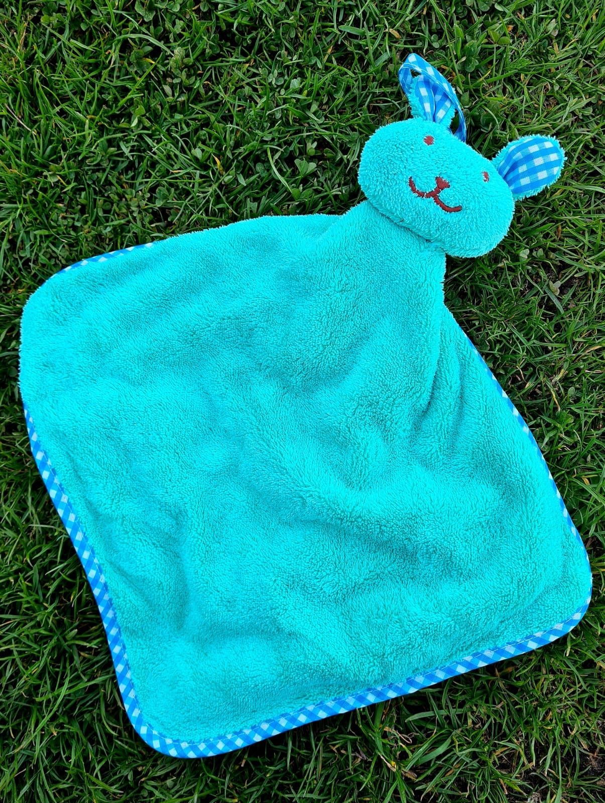 Nowy super ręczniczek z misiem ręcznik dla dzieci niebieski