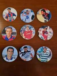 Tazos Futebol 95/96 e Tazos WWE