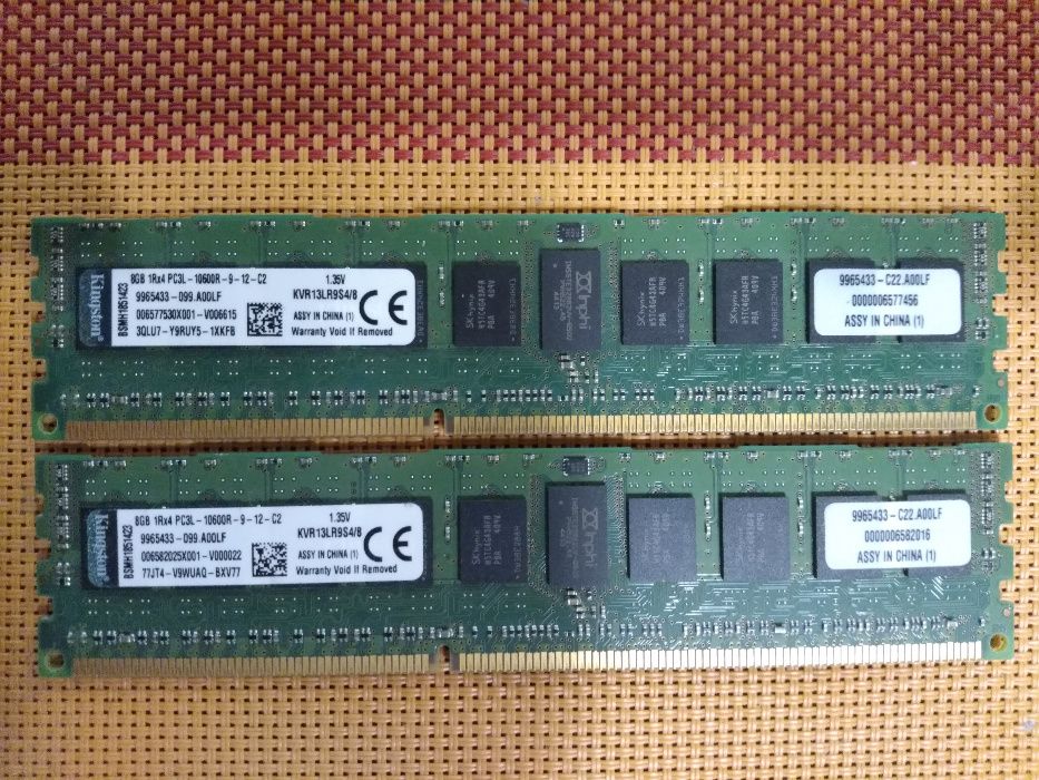 Cepвepнaя пaмять Kingston DDR3 8GB 1333MHz ECC торг