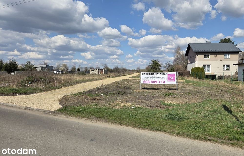 Działka budowlana w ostatniej linii zabudowy  250zł/m2 netto + VAT