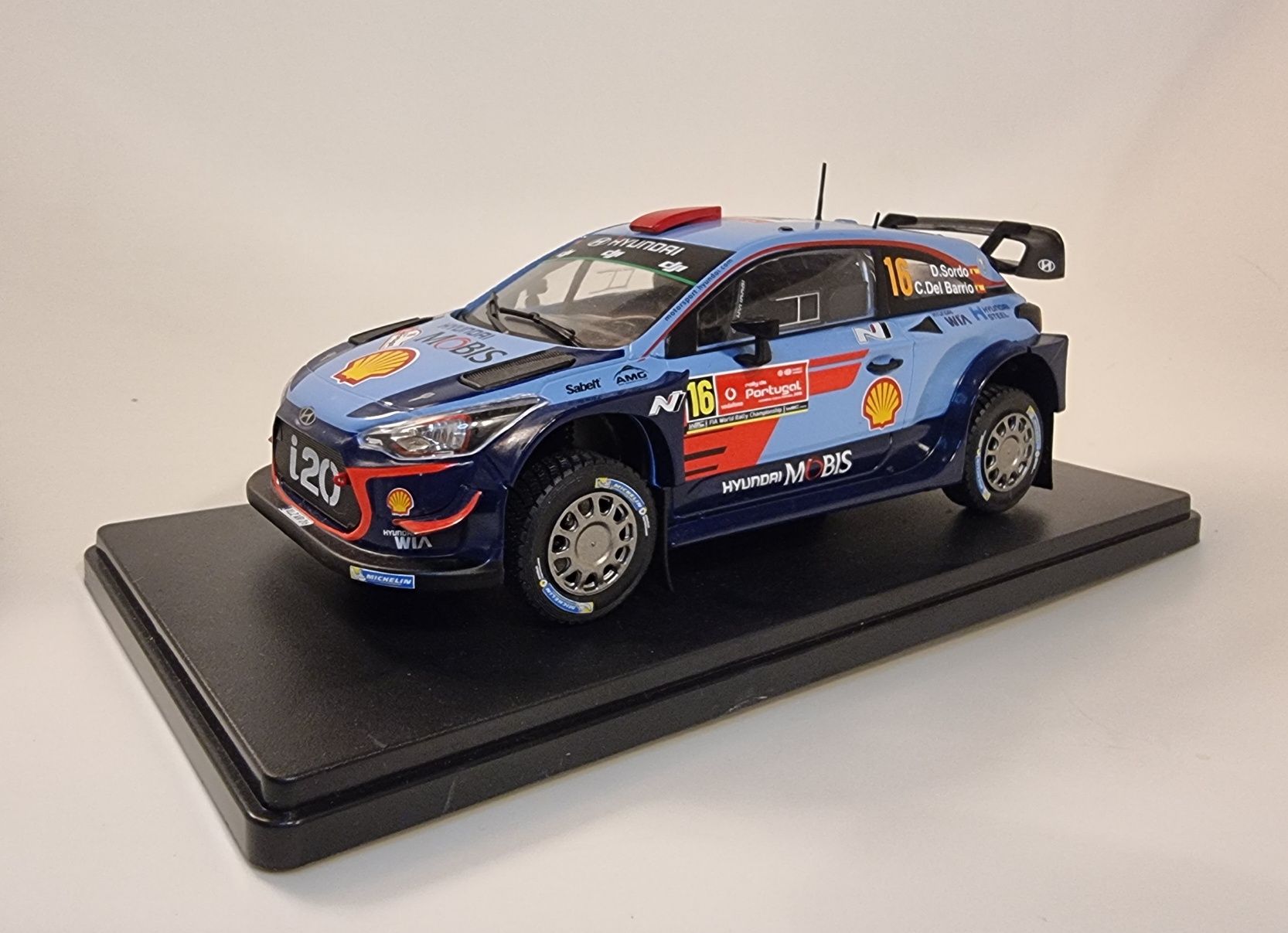 Altaya Hyundai I20 WRC #16 Sordo Portugal 18 1:24