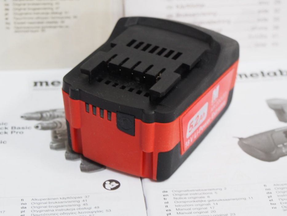 Bateria METABO 18v 5,2Ah akumulator LI-ION