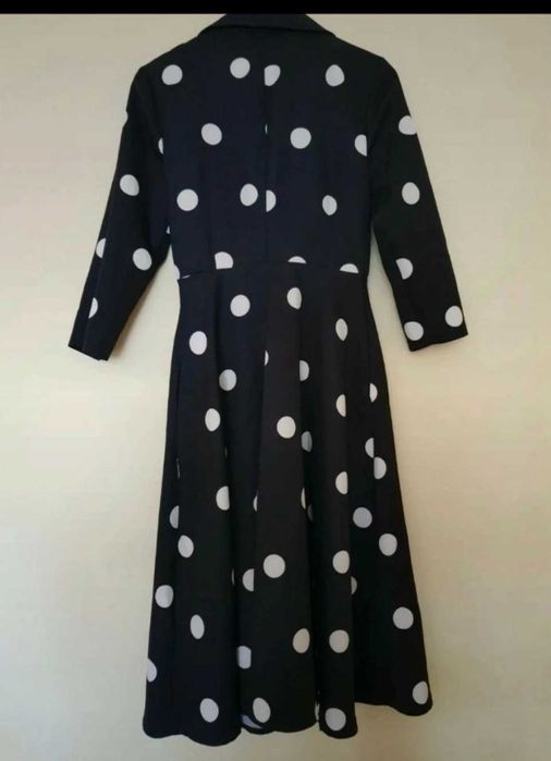 Nowa sukienka retro w grochy