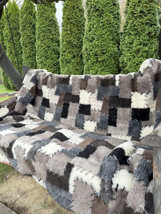Ковдра з овчини, плед,одіяло