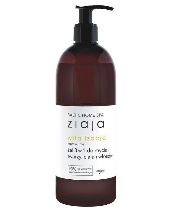 Ziaja Baltic Home Spa Żel 3w1 Morela Ume 500ml - Witalizacja