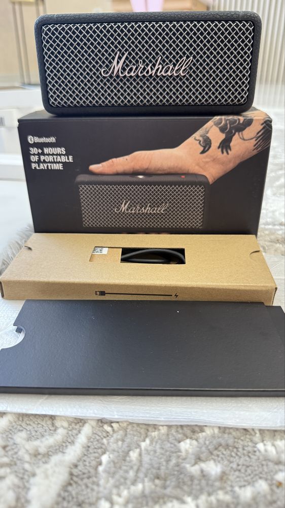 Портативна колонка Marshall Emberton II Black and Brass