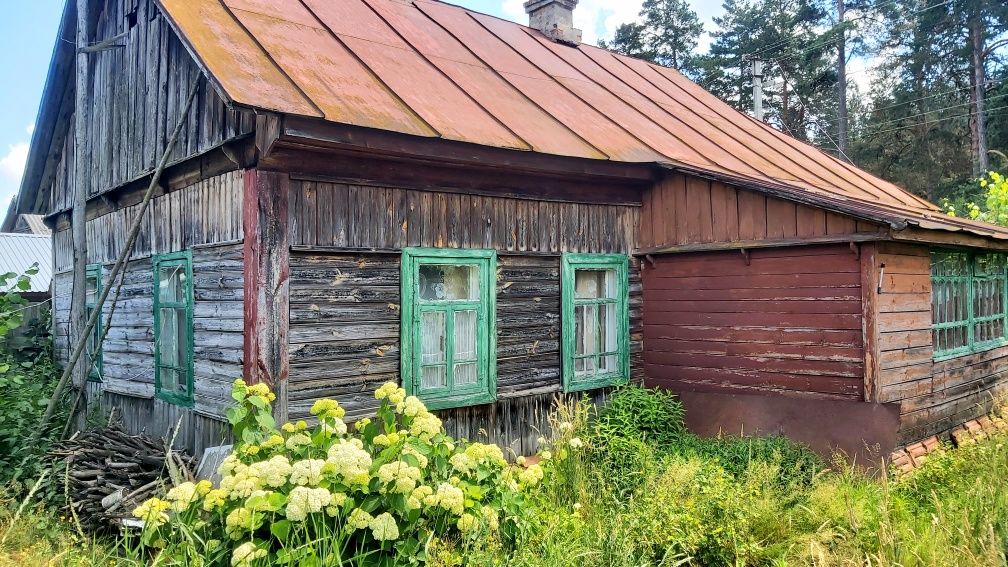 Будинок у ліса, блакитні озера.