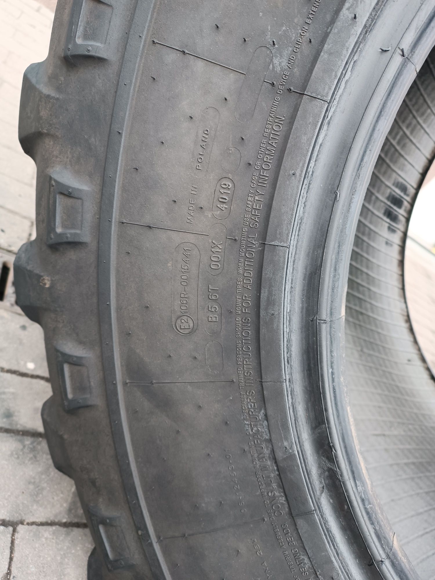 500/70R24 Michelin Bibload Hard Surface  19.5LR24