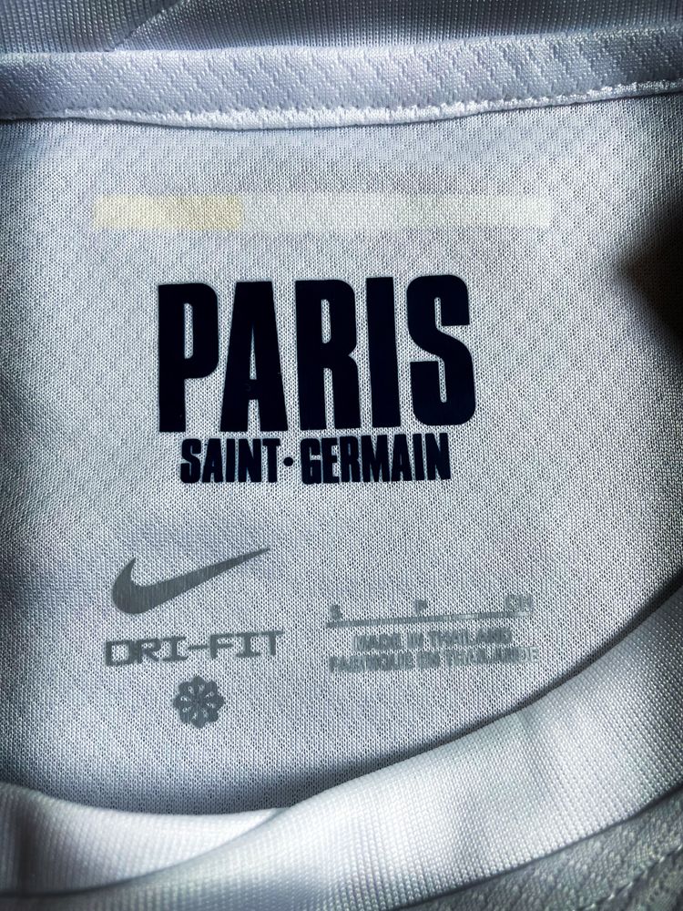 Ousmane Dembele Biała T-shirt «Nike» PSG Sportowa Koszulka UCL / S