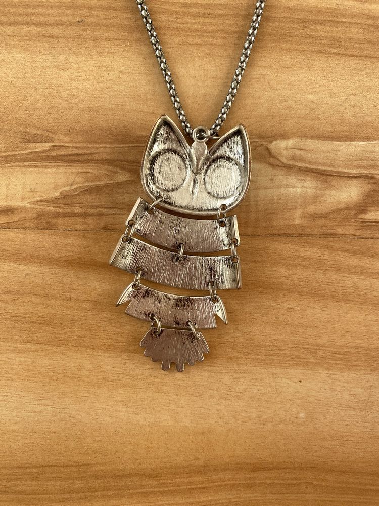 Naszyjnik vintage sowa sówka boho howl necklace