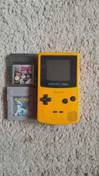 Gameboy color żółty 2 gry Pokemon silver Ang, Bugs