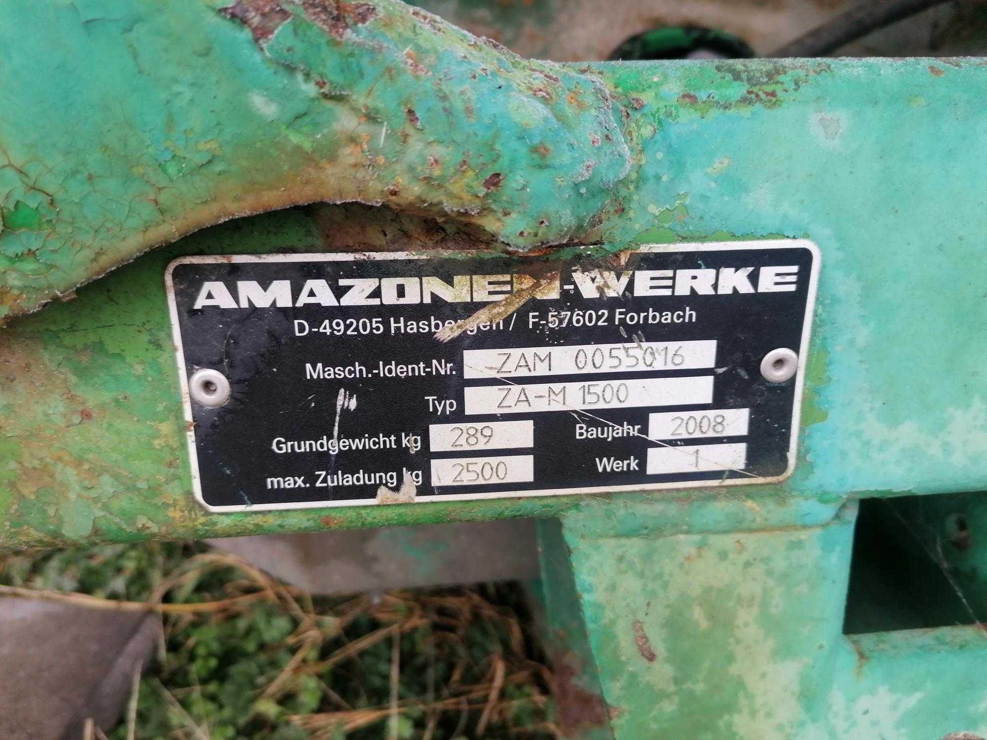 Розкидач добрив навісний Amazone ZAM 1501