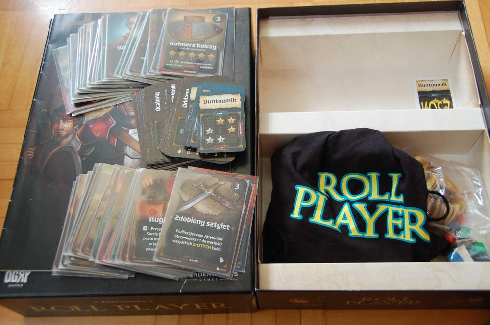 gra Roll Player + postać Żaby + karta Przeklęty pierścień