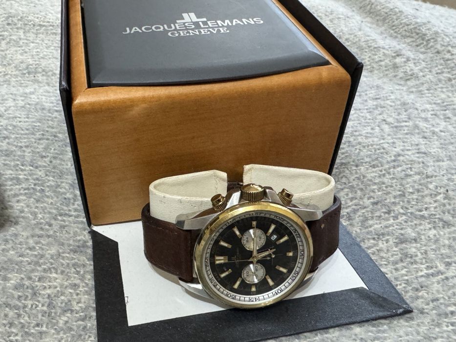 Jacques Lemans. Кварц. Повний комплект