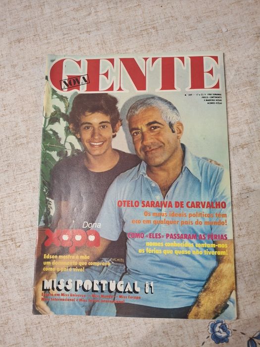 Reviata gente 1980 otelo Saraiva carvalho