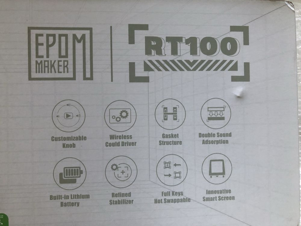 Механическая клавиатура EPOMAKER RT100 новая