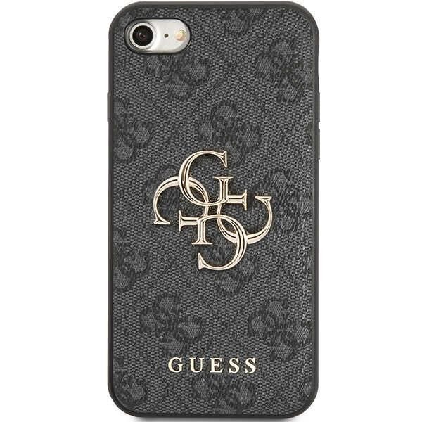 Etui Guess Guhci84Gmggr Na iPhone 7 / 8 / SE - Szare Hardcase 4G